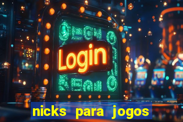 nicks para jogos de tiro