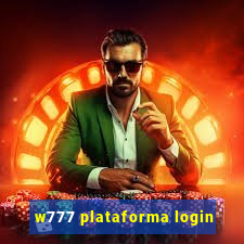 w777 plataforma login