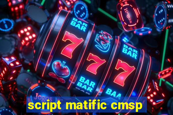 script matific cmsp