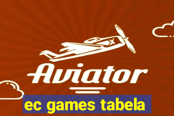 ec games tabela