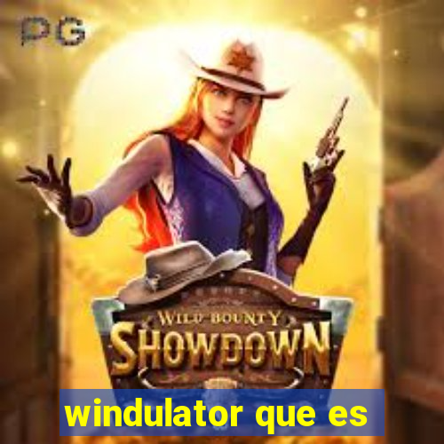 windulator que es