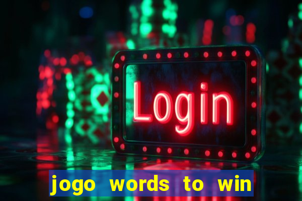 jogo words to win paga mesmo