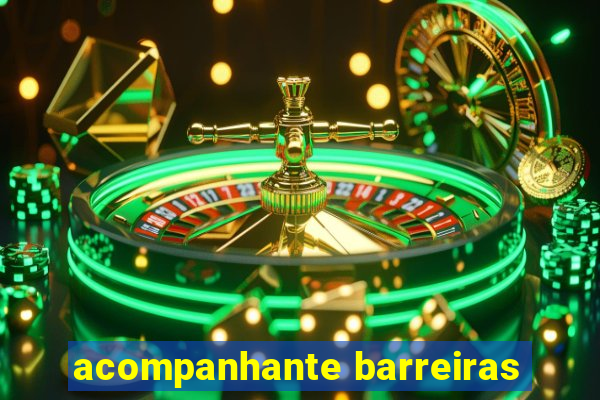 acompanhante barreiras