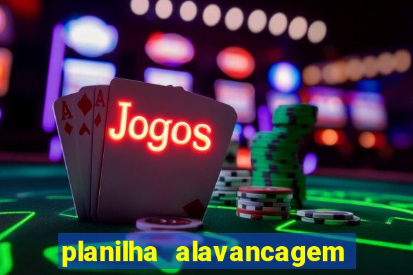 planilha alavancagem de banca