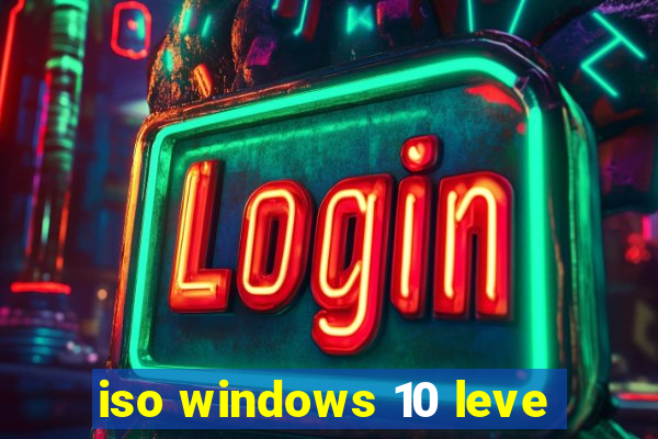 iso windows 10 leve